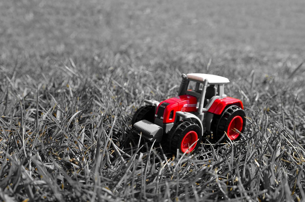 red tractor
