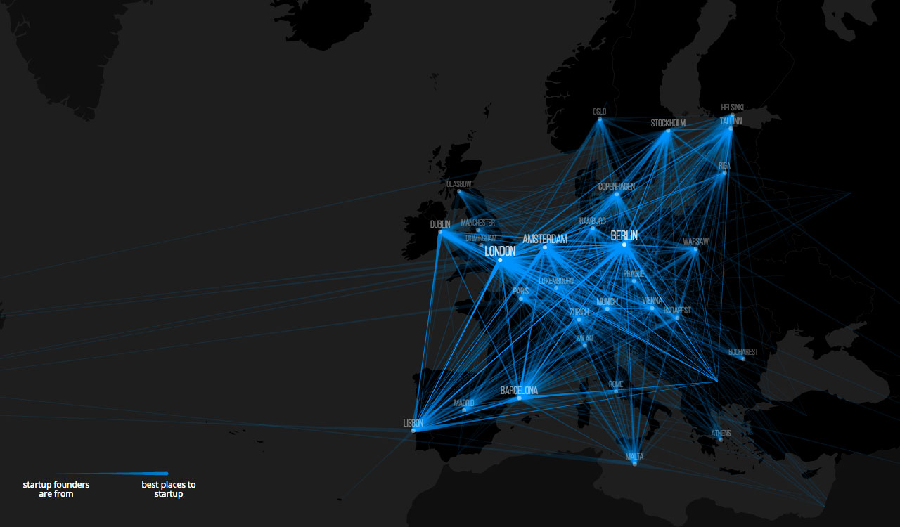 startup heatmap europe